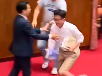Escándalo en Taiwán: Parlamentario se robó un proyecto de ley en plena sesión