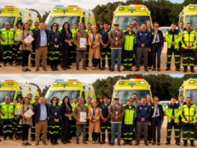 Servicio de Salud entrega cinco nuevas ambulancias en La Araucanía