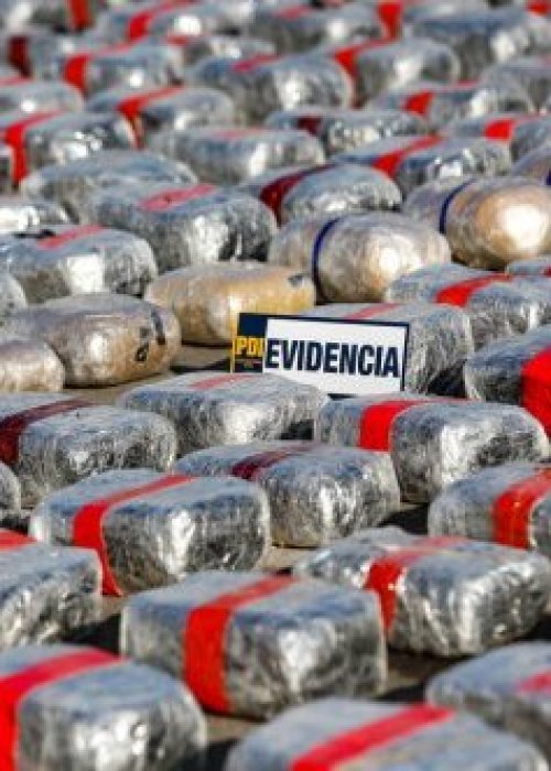 Más de 68 toneladas de droga fueron decomisadas desde tres contenedores provenientes de Bolivia