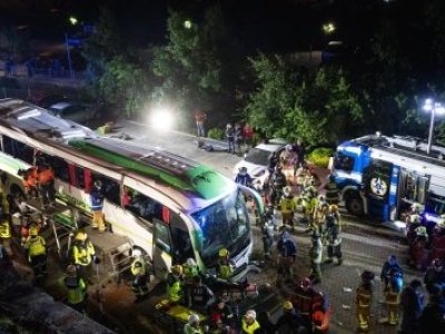 Conductor de bus accidentado en Valparaíso quedó con arraigo nacional: